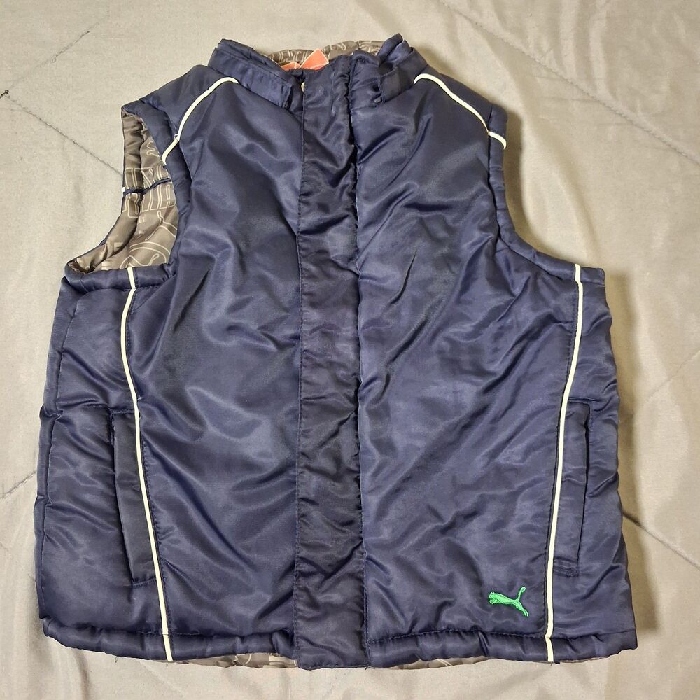 PUMA Toddler puffer vest reversible